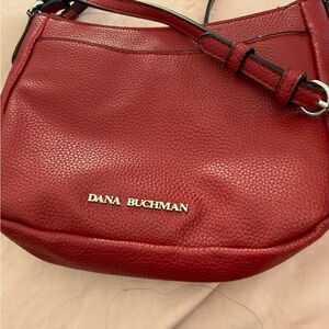 Dana Buchman Cherry Red Shoulder Bag